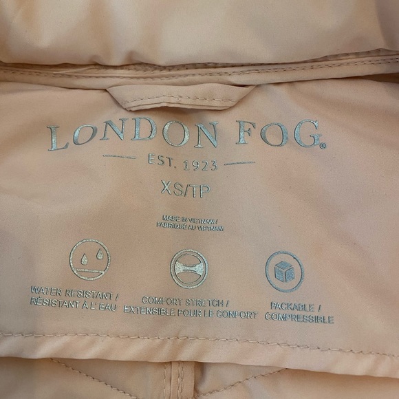London Fog puffer coat size XS. Bubblegum pink. - Picture 2 of 9